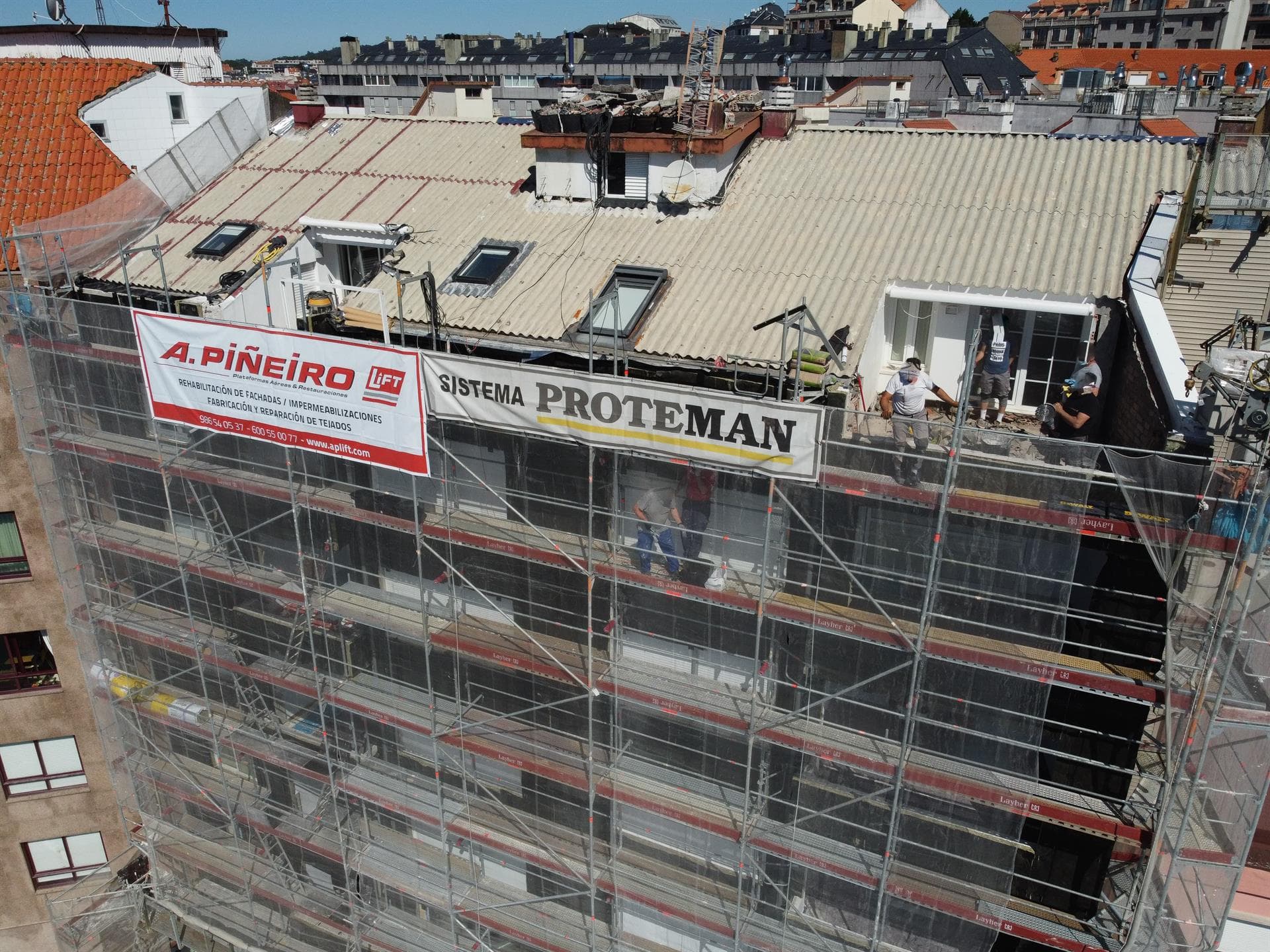 Trabajos de construcción de A. Piñeiro Lift