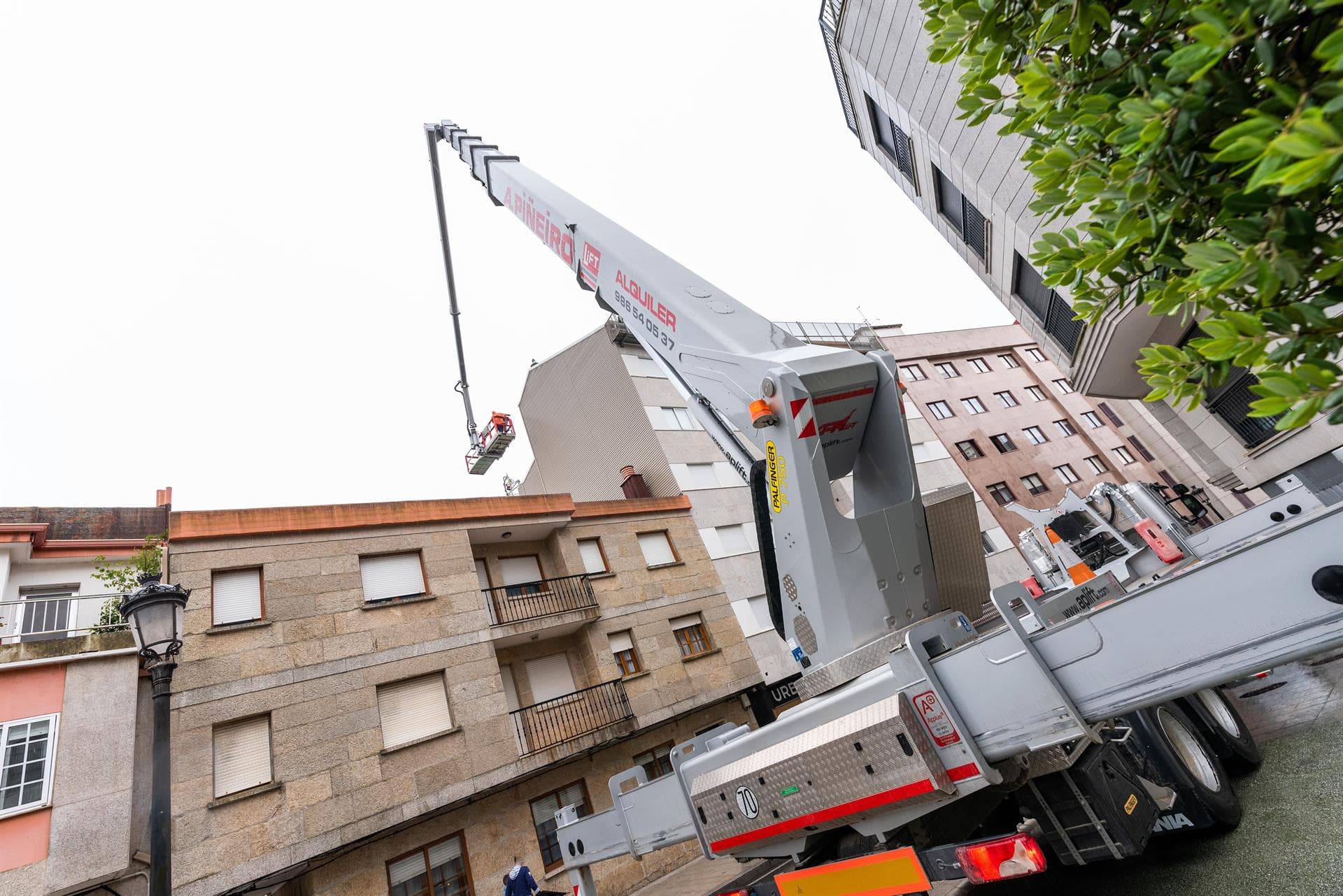 Trabajos de construcción de A. Piñeiro Lift