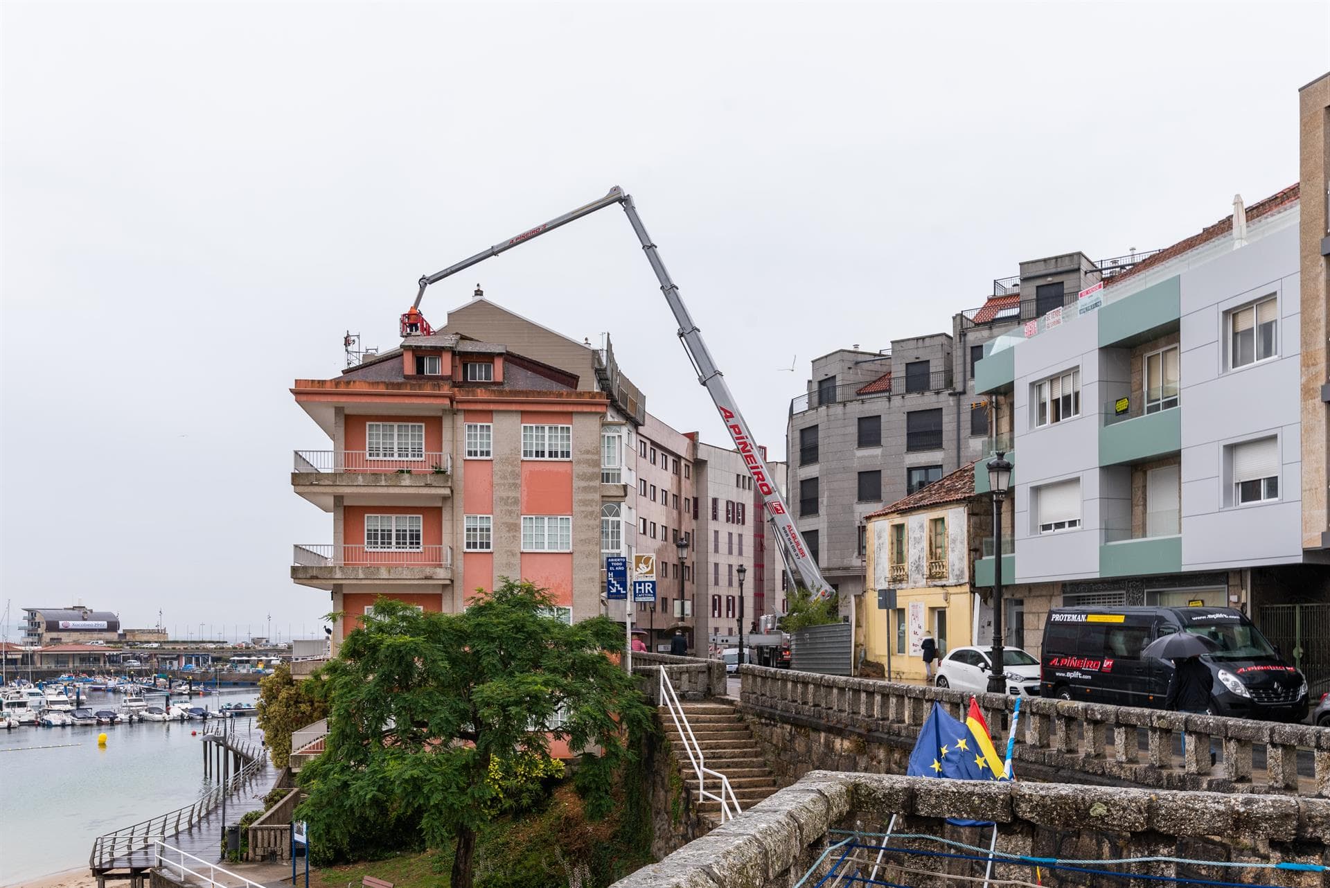 Trabajos de construcción de A. Piñeiro Lift