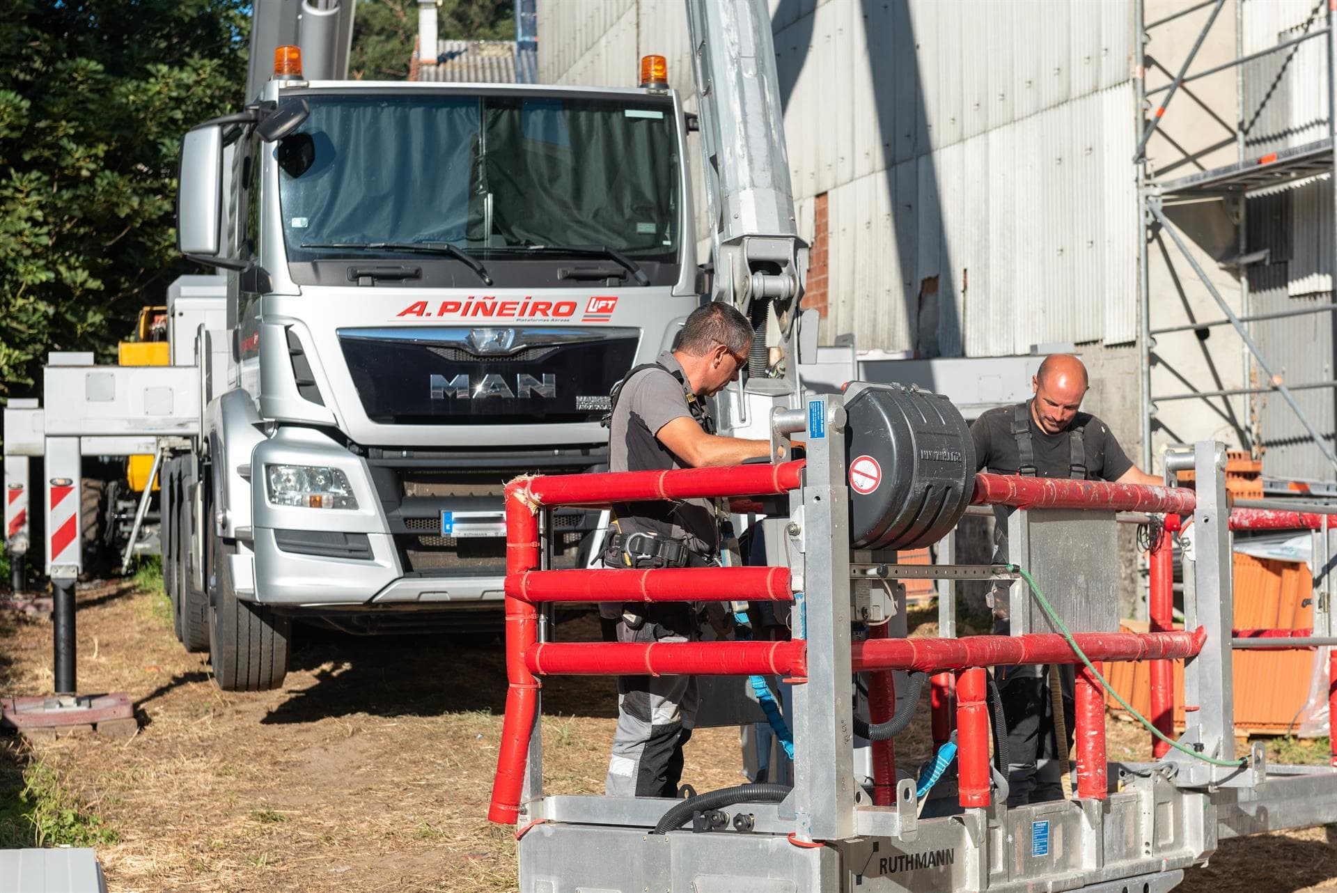 Trabajos de construcción de A. Piñeiro Lift