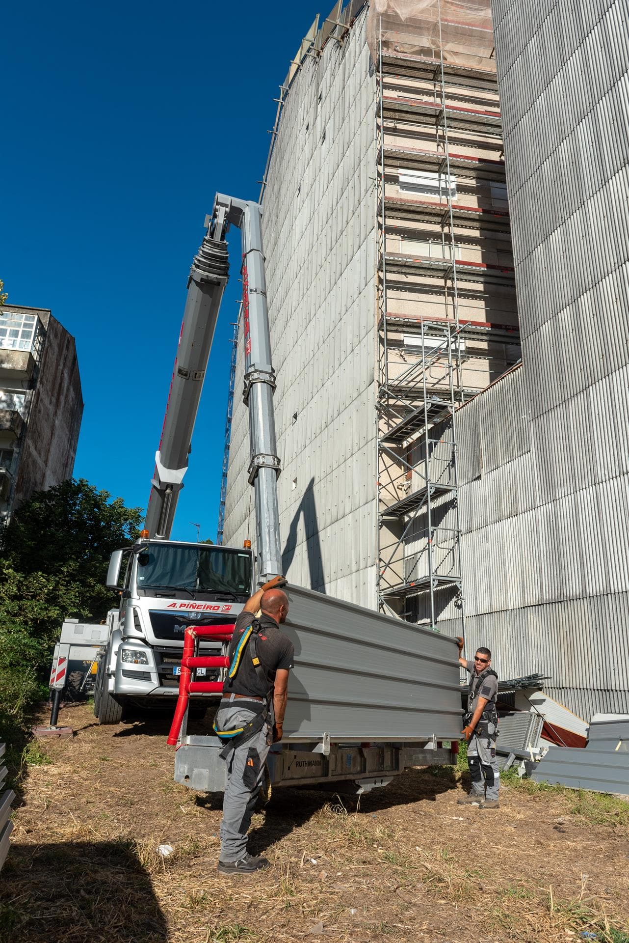 Trabajos de construcción de A. Piñeiro Lift