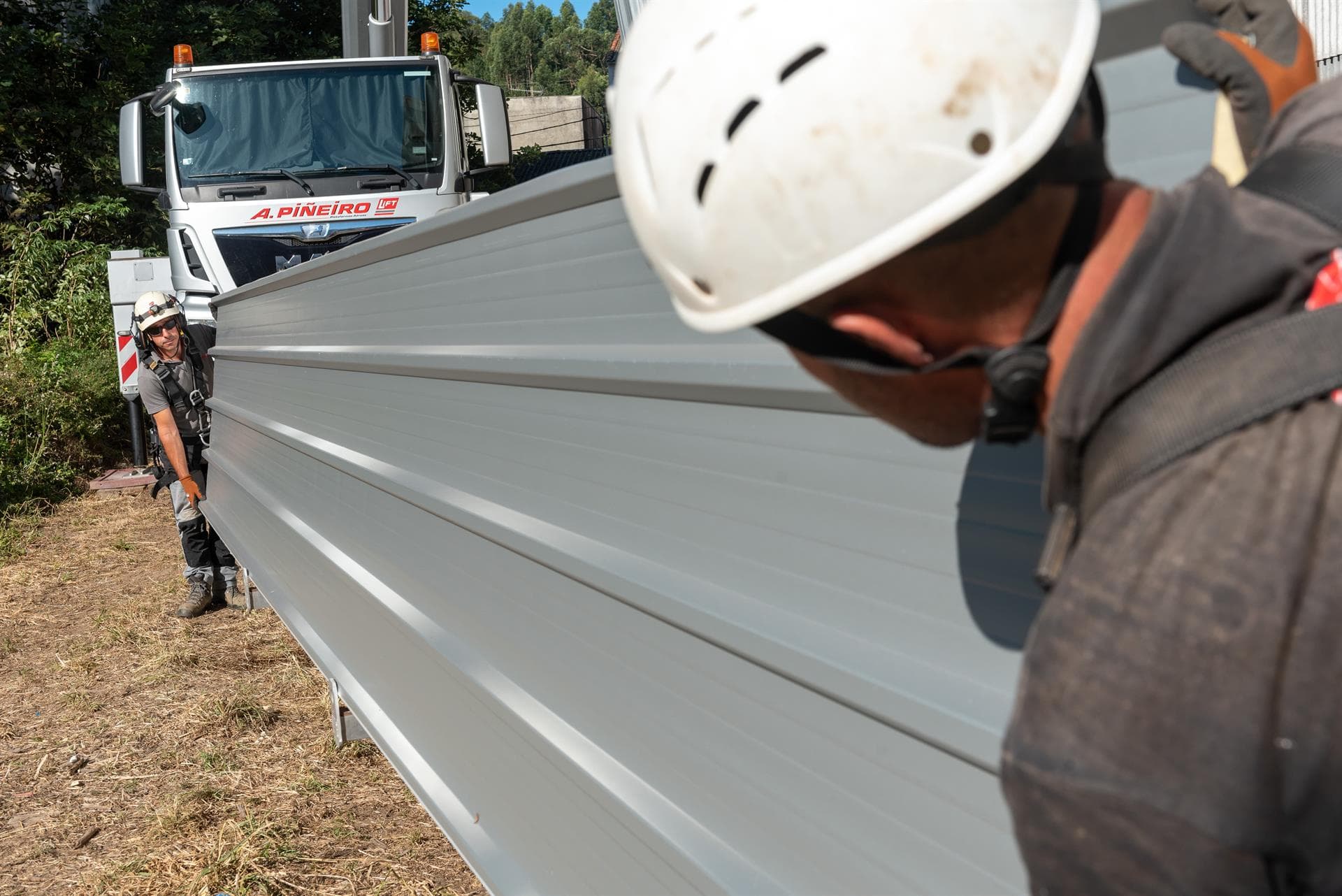 Trabajos de construcción de A. Piñeiro Lift