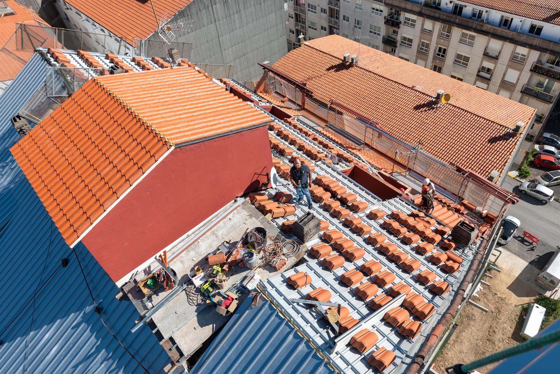 Trabajos de construcción de A. Piñeiro Lift